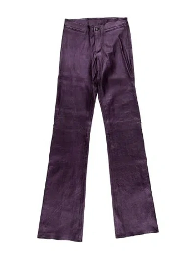 Pre-owned Chrome Hearts Vintage Flared Pants In Purple