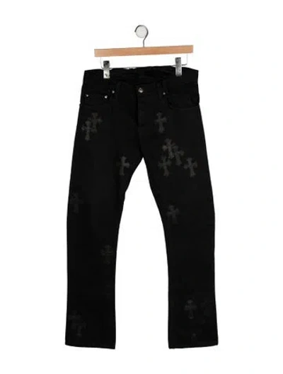 Pre-owned Chrome Hearts Vintage Skinny Jeans In Black