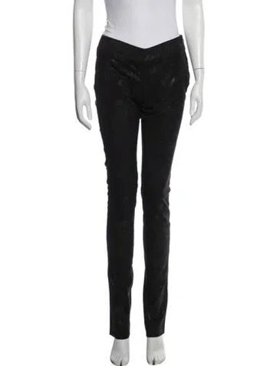 Pre-owned Chrome Hearts Vintage Skinny Leg Pants In Black