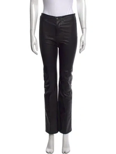 Pre-owned Chrome Hearts Vintage Straight Leg Pants In Black