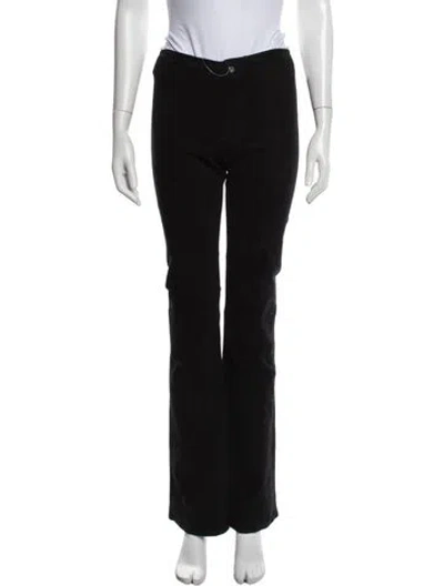 Pre-owned Chrome Hearts Vintage Straight Leg Pants In Black