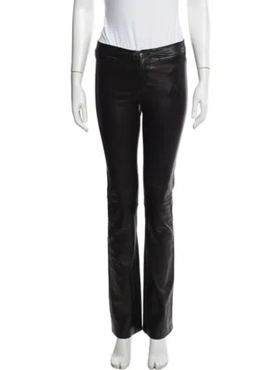 Pre-owned Chrome Hearts Vintage Straight Leg Pants In Black