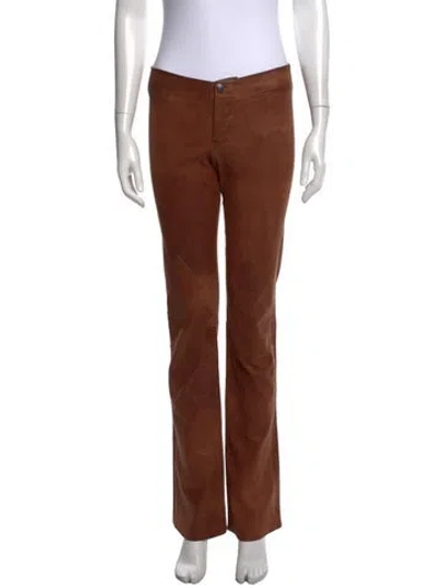 Pre-owned Chrome Hearts Vintage Straight Leg Pants In Brown