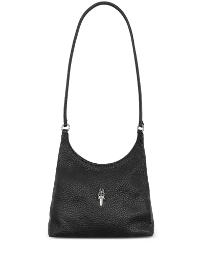 Chrome Hearts Viv Silver Dagger Shoulder Bag In Black