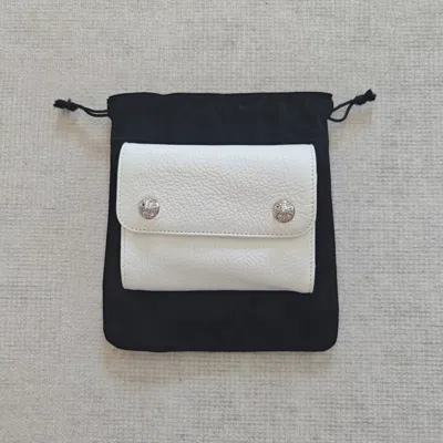 Pre-owned Chrome Hearts Wallet In White