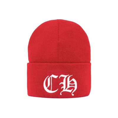 Pre-owned Chrome Hearts Watch Cap 'red' | Men's Size Onesize
