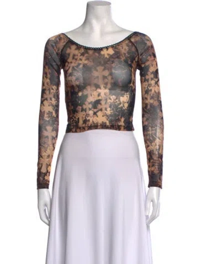 Pre-owned Chrome Hearts Waterfall Nylon Top In Multicolor