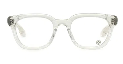 Chrome Hearts Well Hell Yeah - Crystal Rx Glasses In Gray