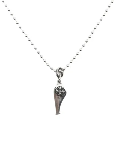 Chrome Hearts Whistle-pendant Necklace In Silver