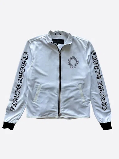 Pre-owned Chrome Hearts White Horseshoe Logo Track Jacket