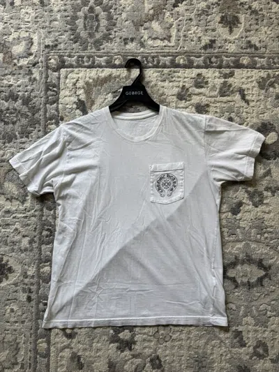 Pre-owned Chrome Hearts White Los Angeles T-shirt Size Large