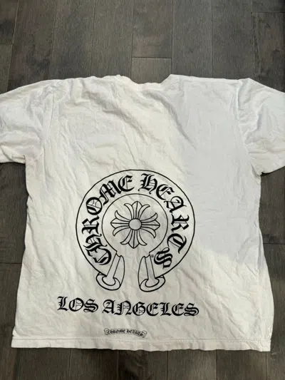 Pre-owned Chrome Hearts White Los Angeles T Shirt Xl X-large