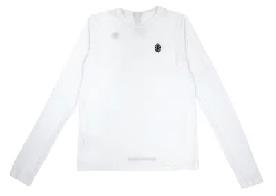 Pre-owned Chrome Hearts Women's Dagger Long Sleeve Shirt In White