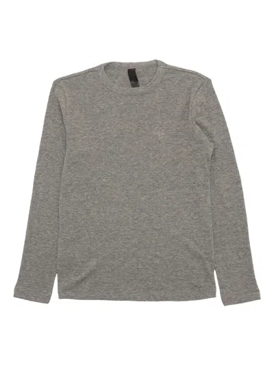 Chrome Hearts Wool Long Sleeve T-shirt In Gray