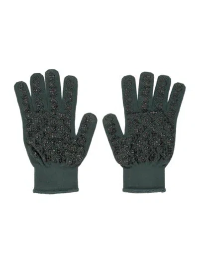 Pre-owned Chrome Hearts Work Gloves In Green