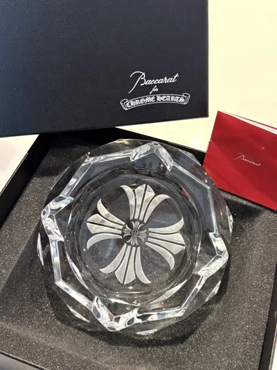 Pre-owned Chrome Hearts X Baccarat Cigar Ashtray In Gray