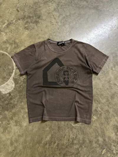 Pre-owned Chrome Hearts X Cdg X Dsm Overdyed Tee In Gray