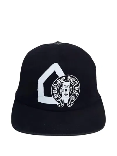 Chrome Hearts X Dover Street Marker Logo-print Baseball Cap In Black