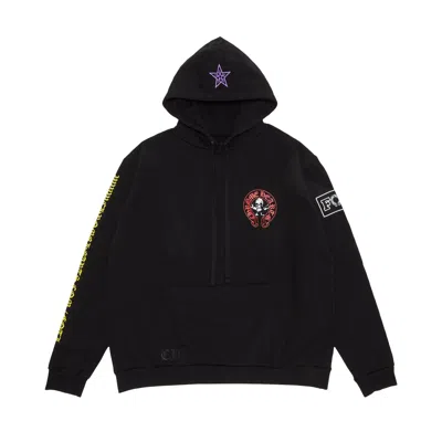 Pre-owned Chrome Hearts X Foti Skeleton Online Exclusive Hoodie 'black'