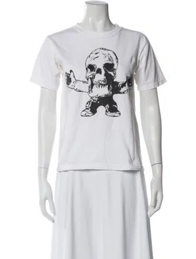 Pre-owned Chrome Hearts X Foti 'teeter' Graphic Print T-shirt In White