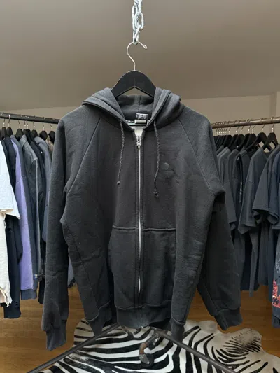 Pre-owned Chrome Hearts X Foti Vintage Thermal Hoodie In Black