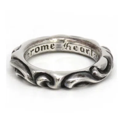 Pre-owned Chrome Hearts X Kapital Chrome Hearts Scroll Ring In Silver