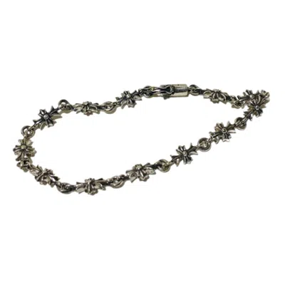 Pre-owned Chrome Hearts X Kapital Chrome Hearts Tiny E Plus 12links Bracelet In Silver