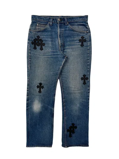 Pre-owned Chrome Hearts X Levis Chrome Hearts Levi Cross Patch Denim ...