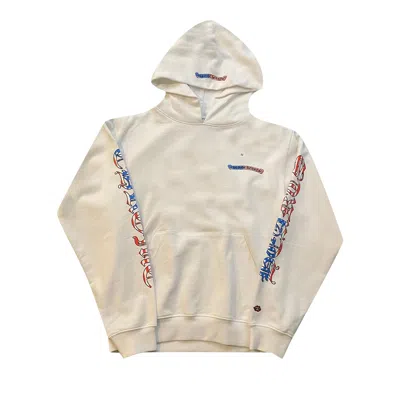 Pre-owned Chrome Hearts X Matty Boy 4th Of July Hoodie 'white'