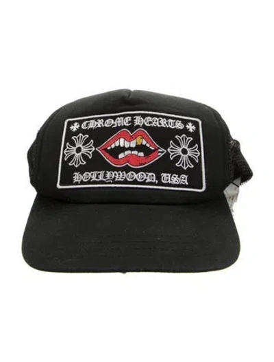 Pre-owned Chrome Hearts X Matty Boy Chomper Trucker Hat In Black