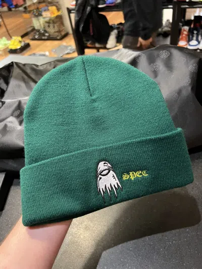 Pre-owned Chrome Hearts X Matty Boy Chrome Hearts Matty Boy Spec Beanie In Green