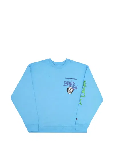 Chrome Hearts X Matty Boy Graphic-print Sweatshirt In Blue