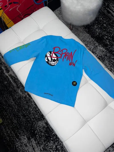 Pre-owned Chrome Hearts X Matty Boy Longsleeve T Shirt In Blue