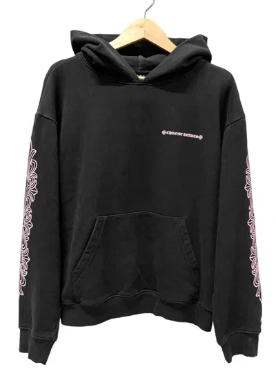 Pre-owned Chrome Hearts X Matty Boy Pink Floral Hoodie In Black