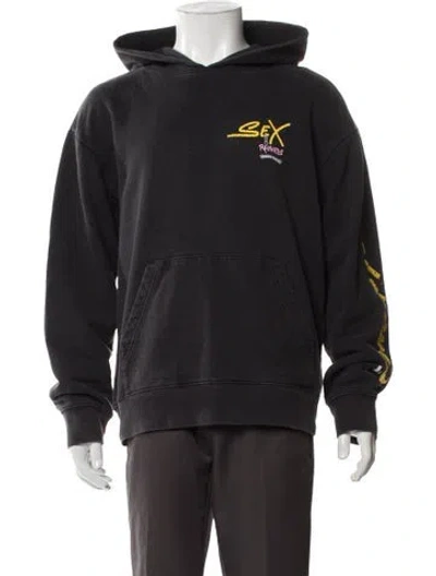 Pre-owned Chrome Hearts X Matty Boy 'powered By Concept' Graphic Print Hoodie In Gray
