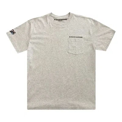 Pre-owned Chrome Hearts X Matty Boy Ppo Brain Short-sleeve T-shirt 'ash Grey' | Men's Size S In Gray