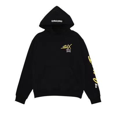 Pre-owned Chrome Hearts X Matty Boy Sex Records Hoodie 'black'