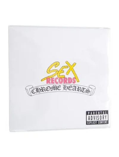 Pre-owned Chrome Hearts X Matty Boy Sex Records Vinyl In White