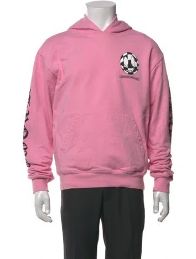 Pre-owned Chrome Hearts X Matty Boy 'vanity Affair' Graphic Print Hoodie In Pink