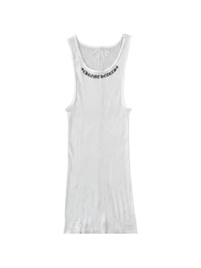 Chrome Hearts X Mayumi Foti Logo-print Tank Top In White