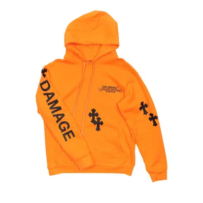 Pre-owned Chrome Hearts X Off-white Hoodie 'orange' | Men's Size M