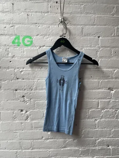 Pre-owned Chrome Hearts X Vintage Chrome Hearts Blue Beater In Powder Blue