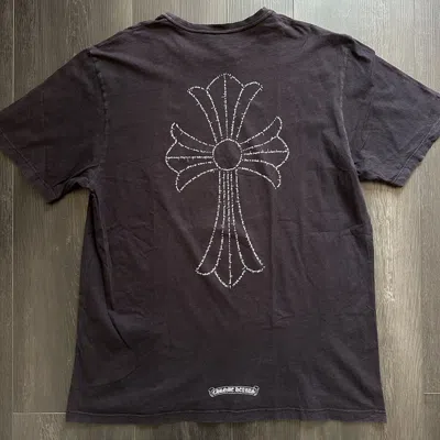 Pre-owned Chrome Hearts X Vintage Chrome Hearts Cemetery Cross T Shirt In Black