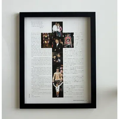 Pre-owned Chrome Hearts X Vintage Chrome Hearts Cross Photo Poster Framed 9x11 In Multi