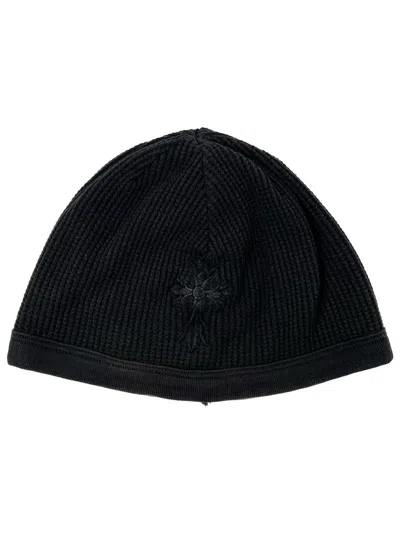 Pre-owned Chrome Hearts X Vintage Chrome Hearts Embroidered Cross Logo Skull Beanie Black