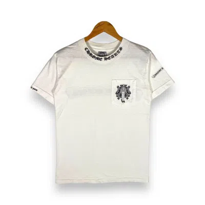 Pre-owned Chrome Hearts X Vintage Chrome Hearts Fuck You Dagger Pocket Tee In White