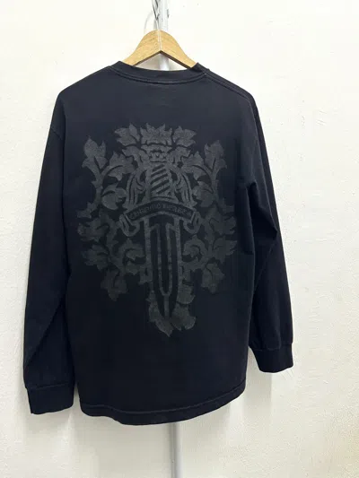 Pre-owned Chrome Hearts X Vintage Chrome Hearts L/s Shirt In Black