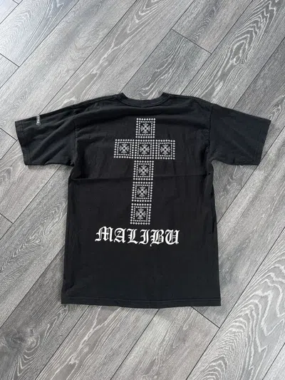 Pre-owned Chrome Hearts X Vintage Chrome Hearts Malibu Exclusive 90's Cross T Shirt In Black