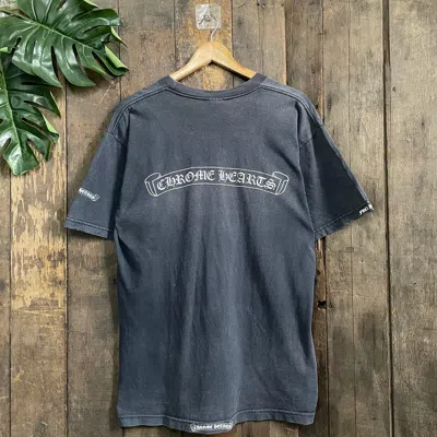 Pre-owned Chrome Hearts X Vintage Chrome Hearts Pocket Tee Shirt In Black