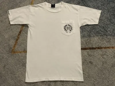 Pre-owned Chrome Hearts X Vintage Chrome Hearts Pocket Tee In White